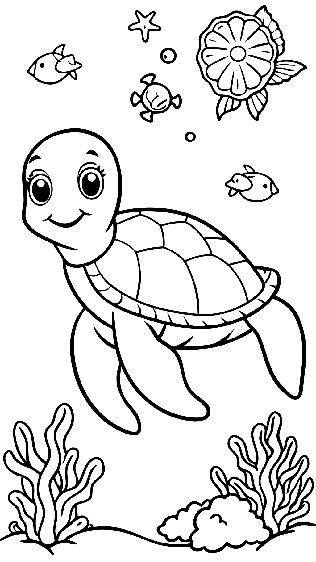 coloriages de tortue de mer